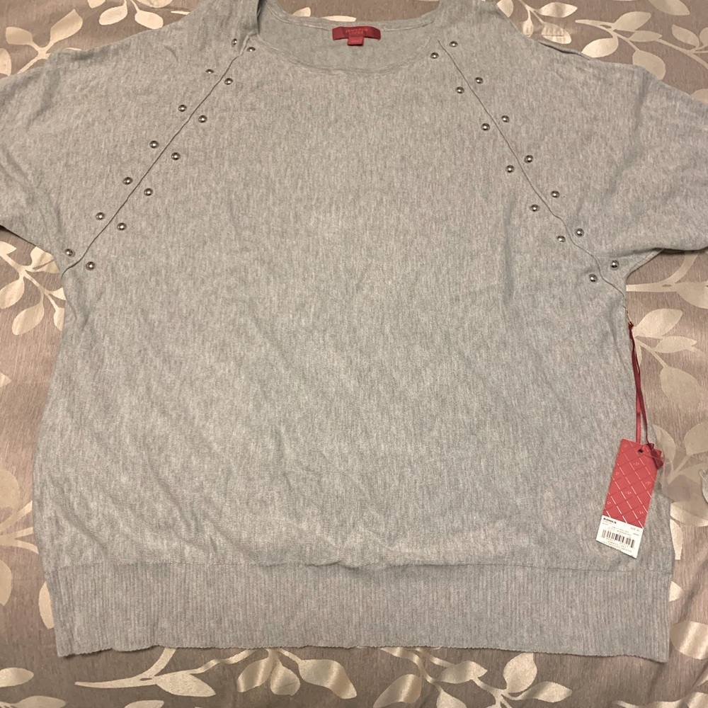 Jennifer Lopez cold shoulder sweater. Size XL